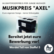 Musikpreis "AXEL" jetzt Bewerben